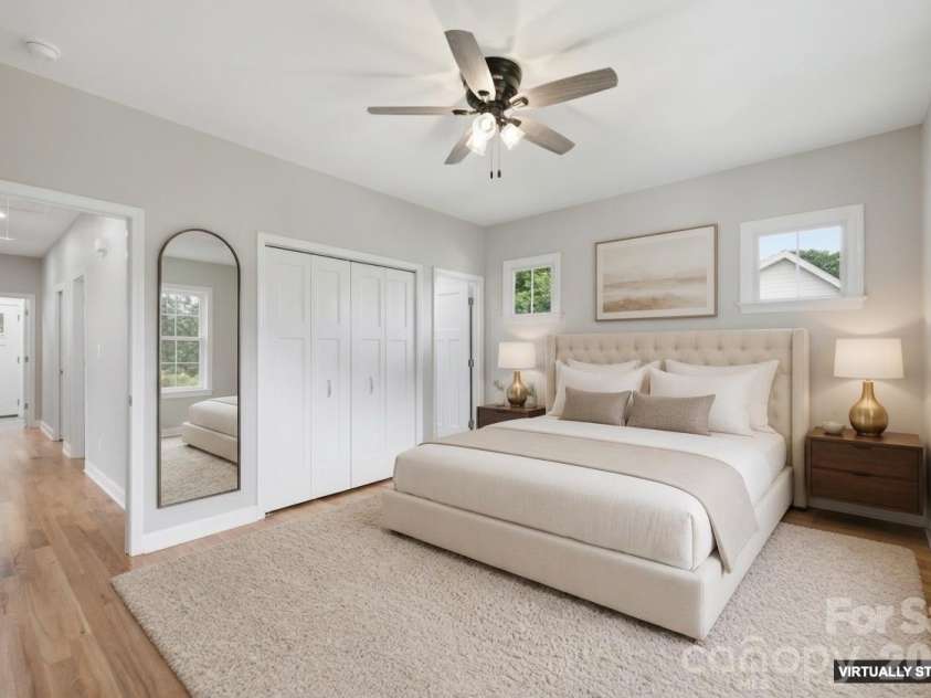 404 Williamson Street, Fort Mill, SC 29715.  MLS# CAR4396428, YatesRealty ID 34763. Primary bedroom virtually staged