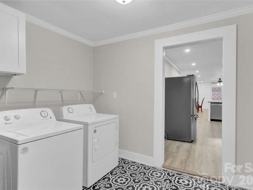 5020 Foster Road, Cleveland, NC 27013.  MLS# CAR4334611, YatesRealty ID 3477. Laundry Room