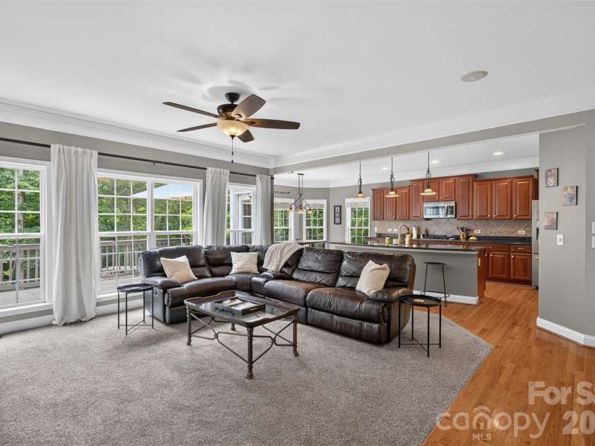 9220 Kensington Forest Drive, Harrisburg, NC 28075.  MLS# CAR4396043, YatesRealty ID 34771. Great Room
