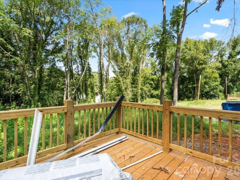 207 Knot Street, Shelby, NC 28150.  MLS# CAR4352840, YatesRealty ID 34783. Deck: accessed from dining room