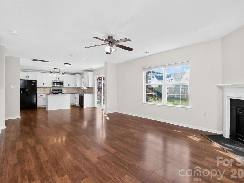 2043 Grimley Lane, Fort Mill, SC 29707.  MLS# CAR4397584, YatesRealty ID 34788. Open concept kitchen and living area