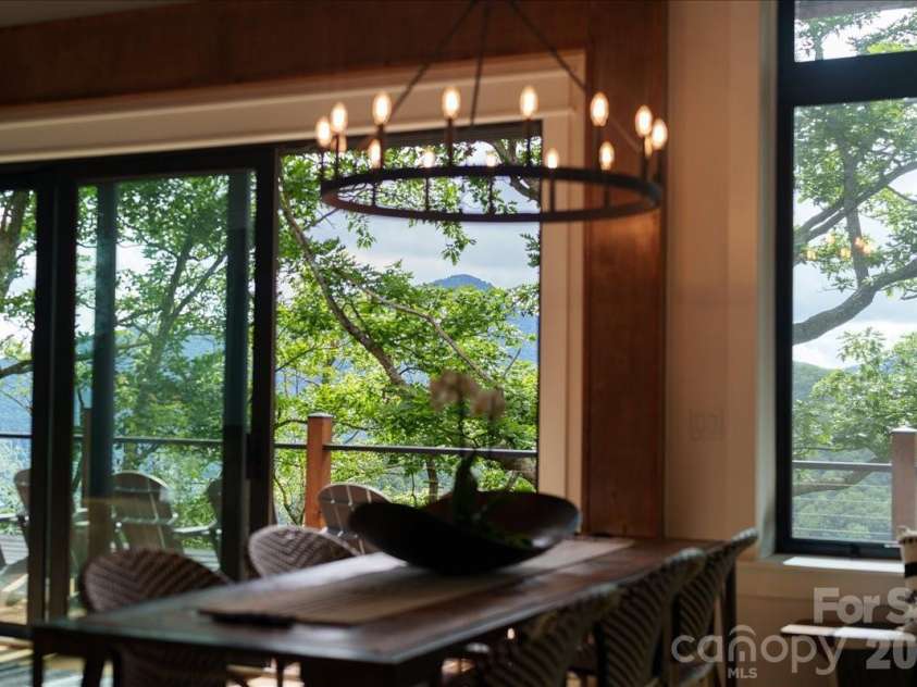241 Ataya Trail, Maggie Valley, NC 28751.  MLS# CAR4397152, YatesRealty ID 34790. Dining