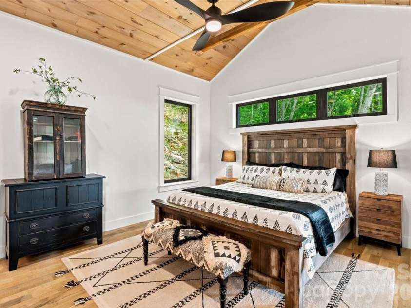 241 Ataya Trail, Maggie Valley, NC 28751.  MLS# CAR4397152, YatesRealty ID 34790. Primary Bedroom 1st Floor