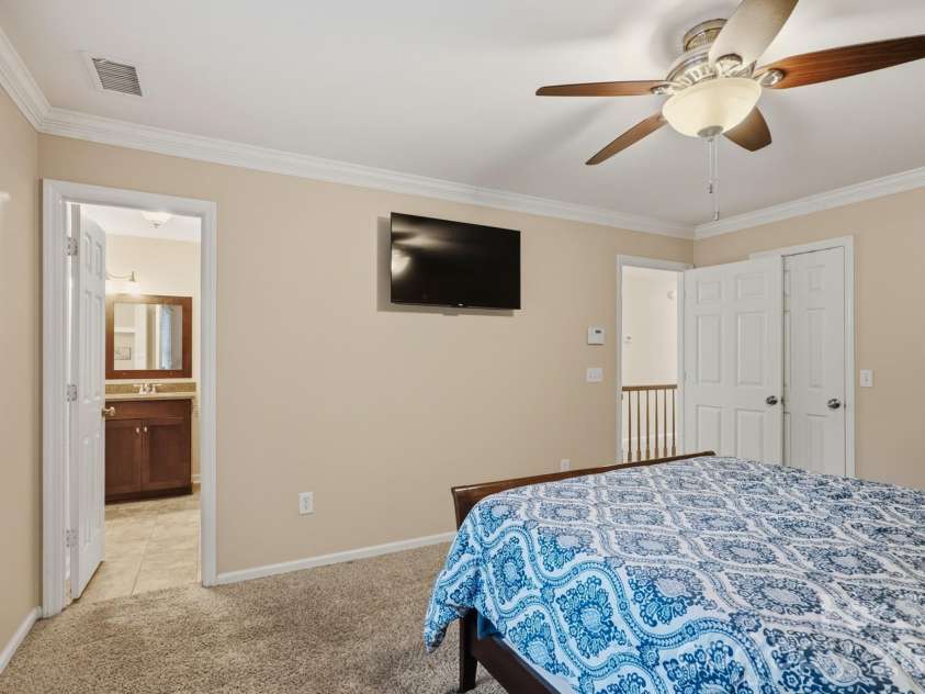 1307 Bennington Drive, Concord, NC 28027.  MLS# CAR4394674, YatesRealty ID 34794. Primary Bedroom w/ ensuite