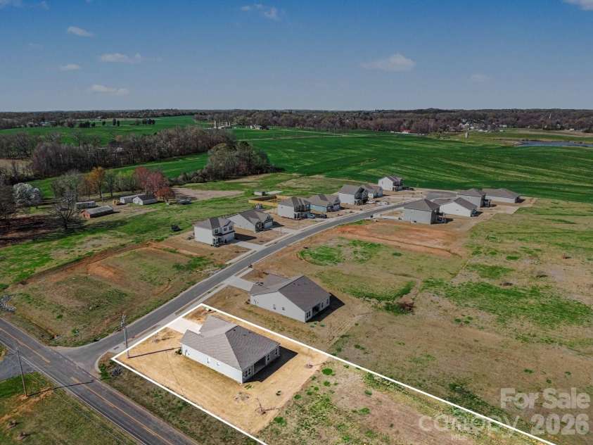 29195 Kaylan Lane, Albemarle, NC 28001.  MLS# CAR4356026, YatesRealty ID 34798. Ariel View .49 acres