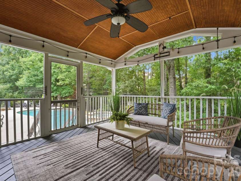22012 Preswick Drive, Fort Mill, SC 29707.  MLS# CAR4396057, YatesRealty ID 34809. Enclosed patio