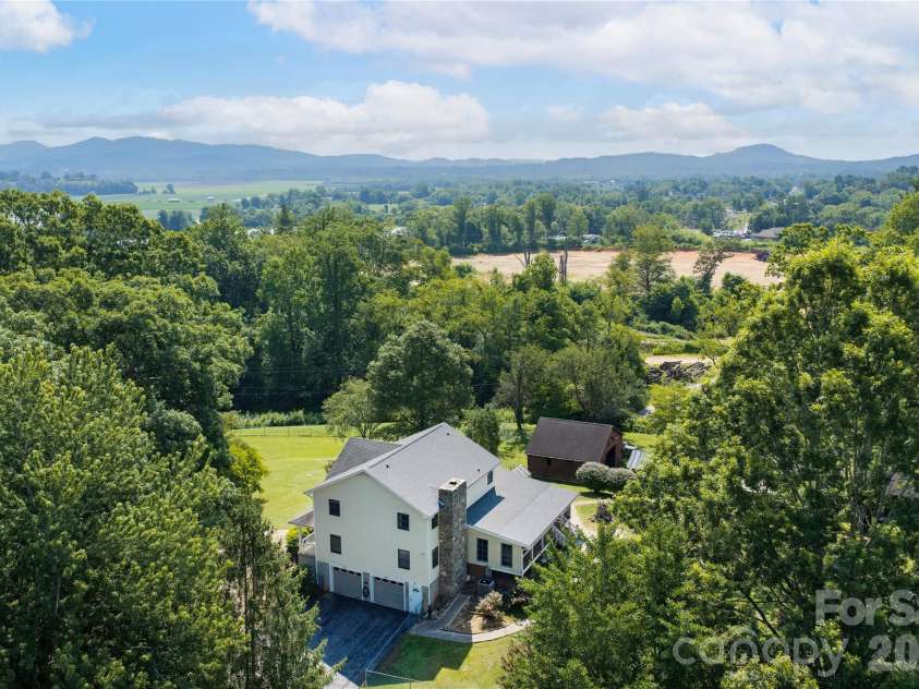 10 Old Turnpike Road, Mills River, NC 28759.  MLS# CAR4399387, YatesRealty ID 34836. Aerial