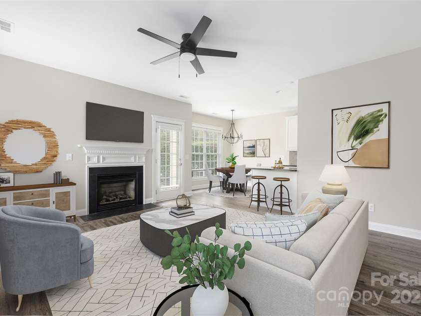 16518 Spruell Street, Huntersville, NC 28078.  MLS# CAR4293259, YatesRealty ID 34837. Virtually Staged Picture