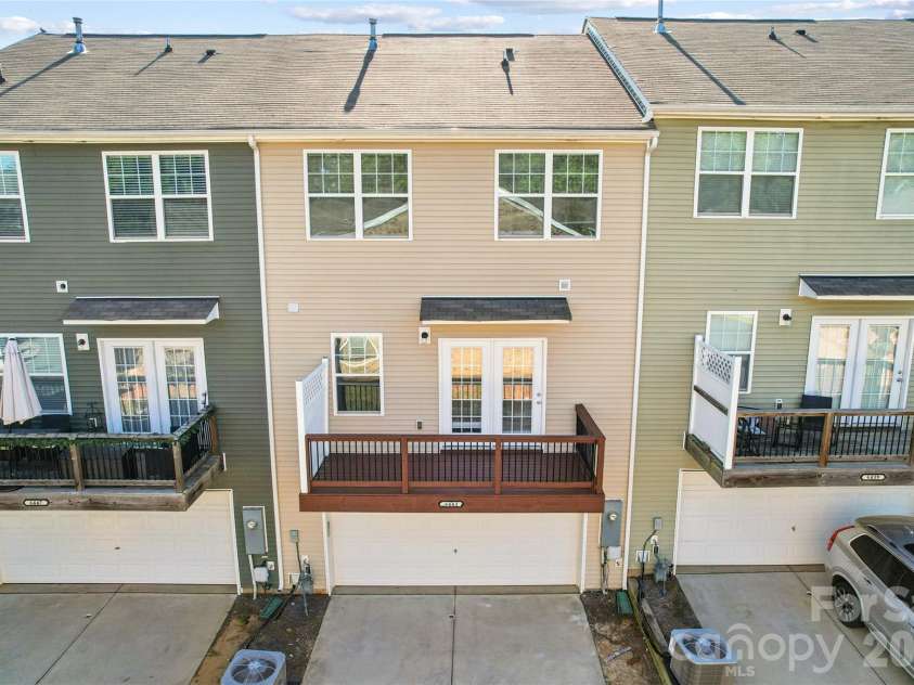 6443 Prosperity Church Road, Charlotte, NC 28269.  MLS# CAR4399263, YatesRealty ID 34840. Exterior Back