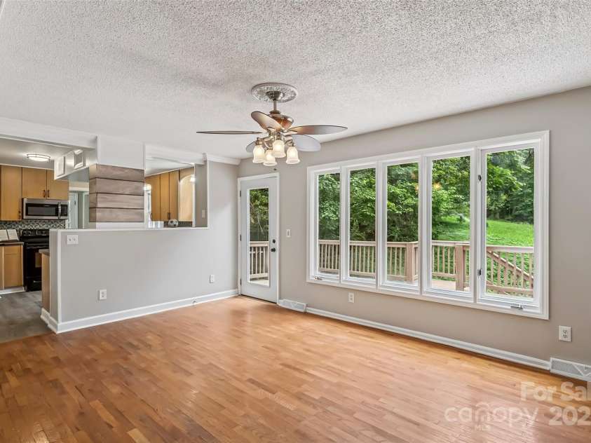 1120 16th Avenue, Hickory, NC 28601.  MLS# CAR4281676, YatesRealty ID 34843. Dining Room and Kitchen