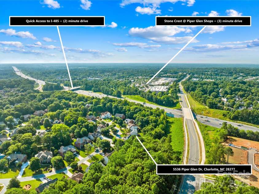 5536 Piper Glen Drive, Charlotte, NC 28277.  MLS# CAR4279792, YatesRealty ID 34855. 