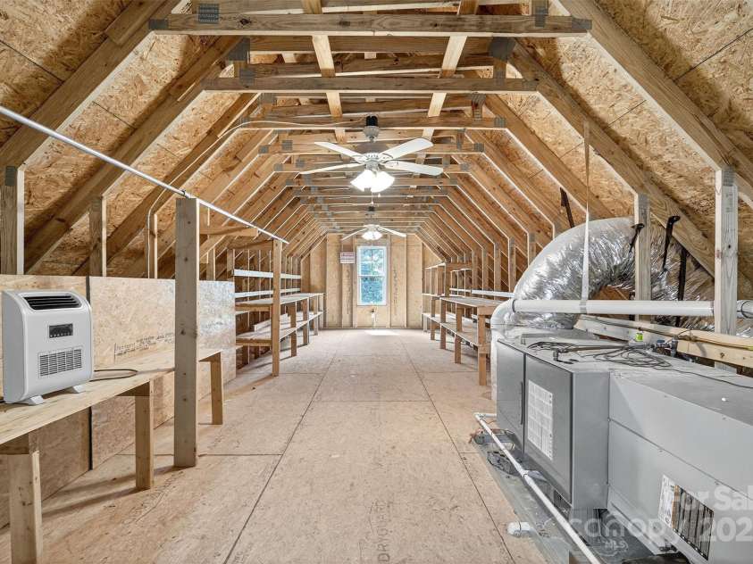 3020 Ridge Road, Charlotte, NC 28269.  MLS# CAR4293606, YatesRealty ID 34864. Attic