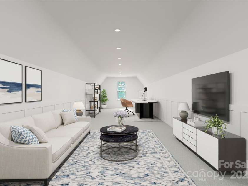 3020 Ridge Road, Charlotte, NC 28269.  MLS# CAR4293606, YatesRealty ID 34864. Virtual staged attic