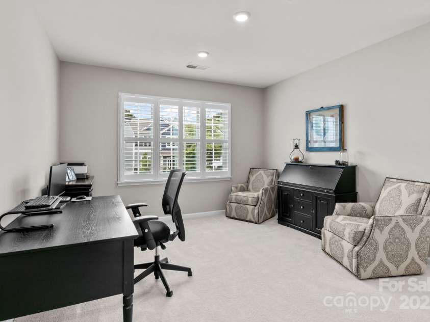 12710 Longford Crossing Place, Huntersville, NC 28078.  MLS# CAR4294654, YatesRealty ID 34868. Portion of loft currently used as a home office