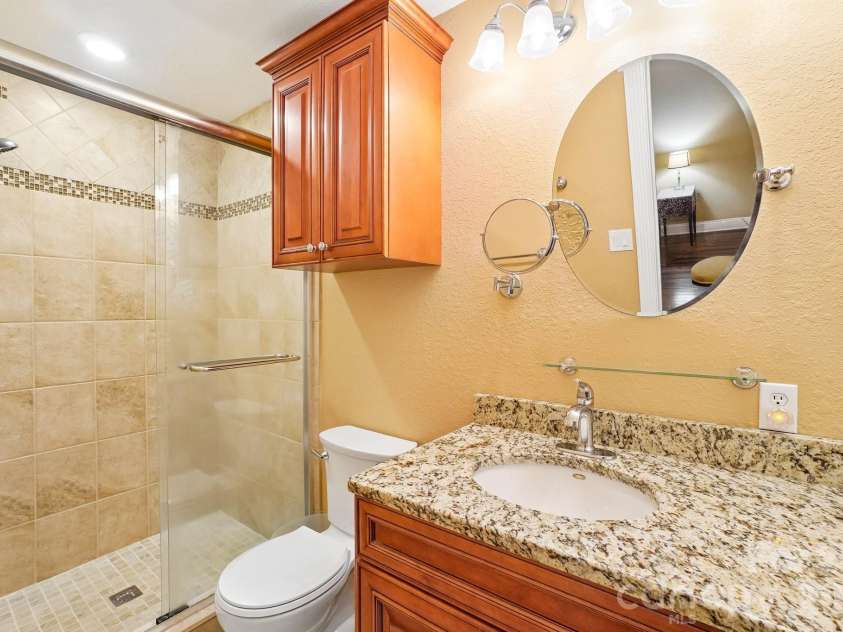671 Trillium Lane, Mars Hill, NC 28754.  MLS# CAR4398850, YatesRealty ID 34879. Primary Bath w/Custom Shower
