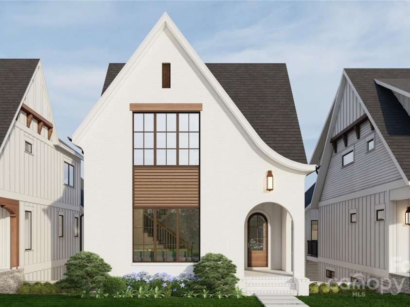 608 Walnut Street, Davidson, NC 28036.  MLS# CAR4295853, YatesRealty ID 34880. Images are renderings of front elevation, this home is under construction