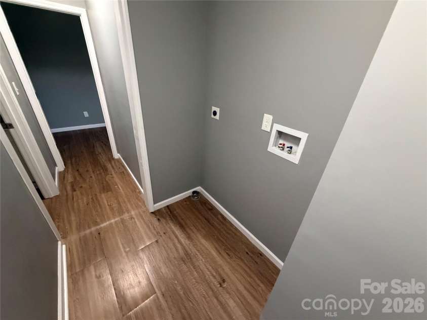 1018 Frederick Street, Shelby, NC 28150.  MLS# CAR4400397, YatesRealty ID 34882. Hallway laundry