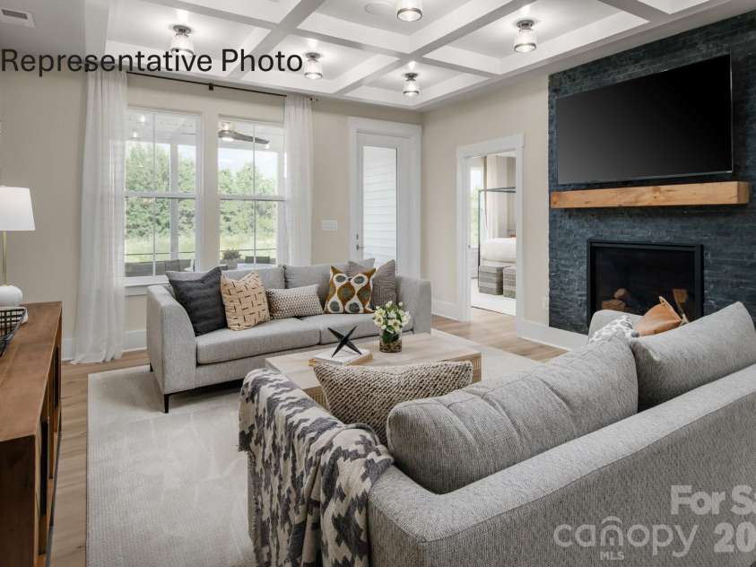 1429 Twin Leaf Road, Fort Mill, SC 29715.  MLS# CAR4400305, YatesRealty ID 34885. Electric fireplace