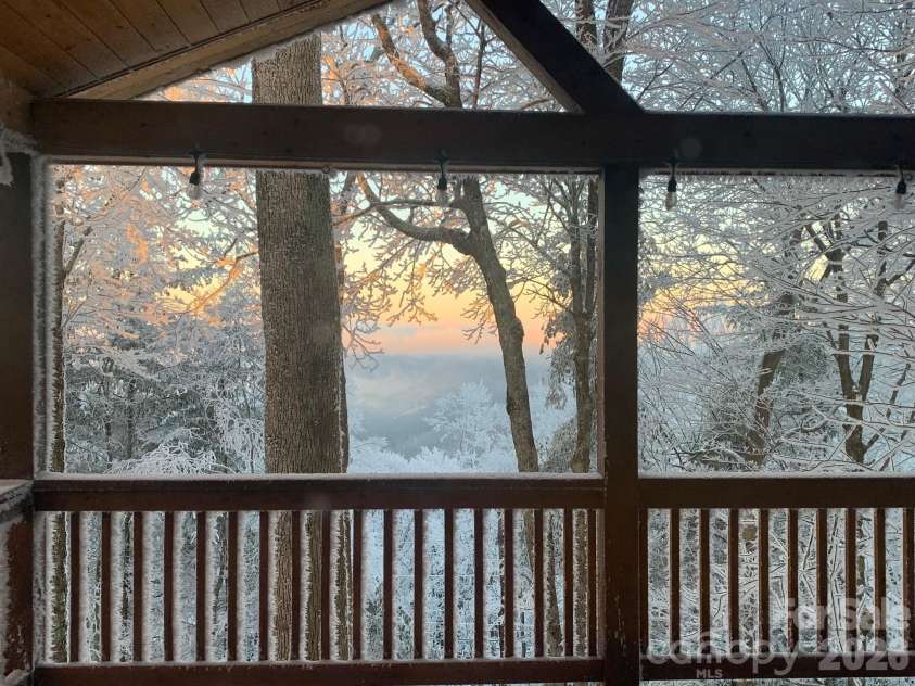 1209 Mckinney Gap Drive, Mars Hill, NC 28754.  MLS# CAR4399695, YatesRealty ID 34886. Scenic Winter Views