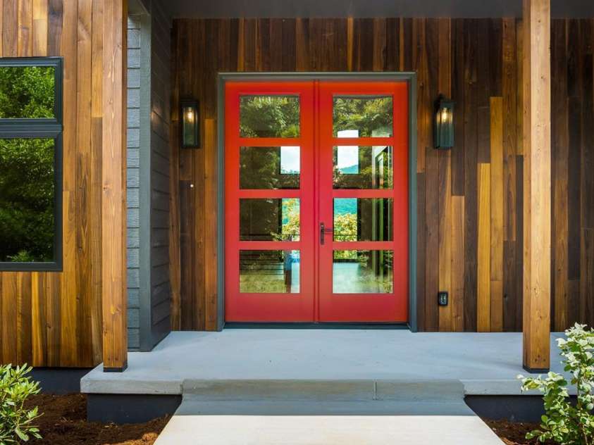 60 King Horn Ridge, Waynesville, NC 28785.  MLS# CAR4389004, YatesRealty ID 34887. Front door.