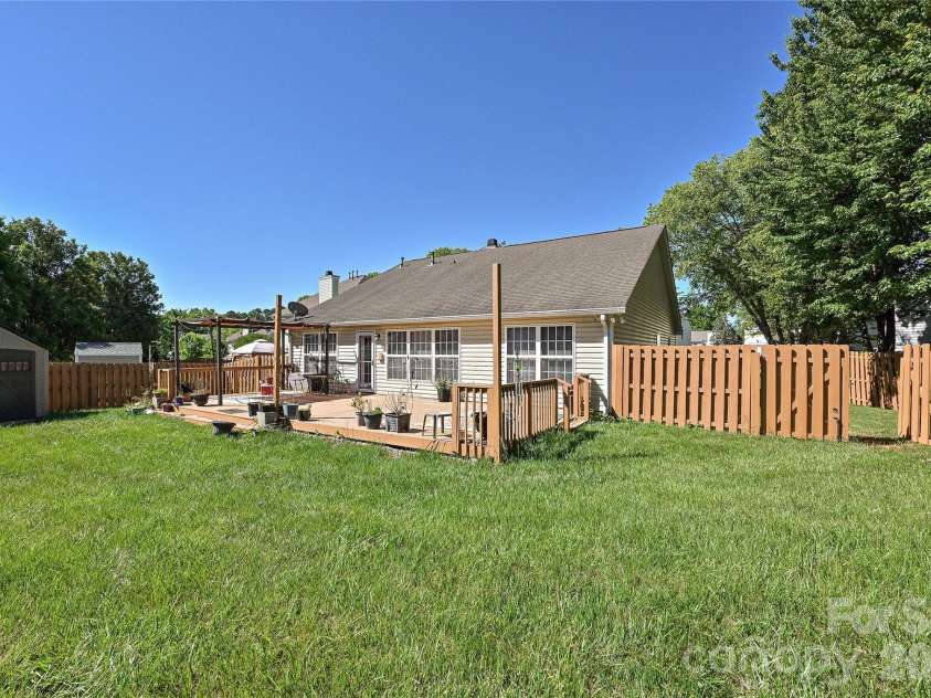 9942 Gray Dove Court, Charlotte, NC 28216.  MLS# CAR4378105, YatesRealty ID 34889. Rear View