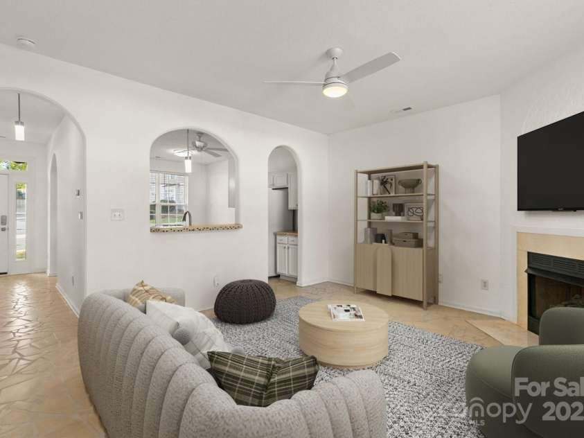 563 Goldstaff Lane, Charlotte, NC 28273.  MLS# CAR4311484, YatesRealty ID 3489. Furniture in pictures are virtual to give you ideas!