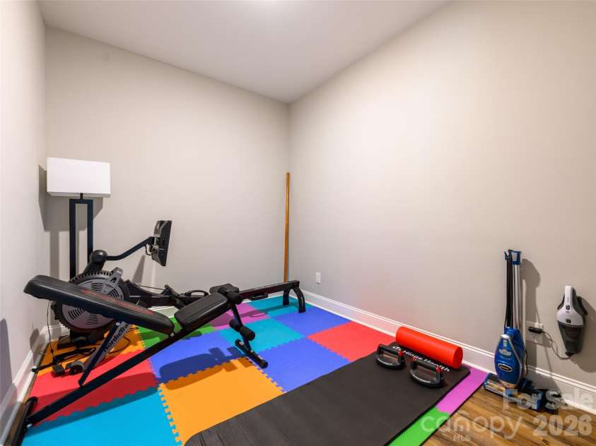 11 Timber Hill Drive, Leicester, NC 28748.  MLS# CAR4395563, YatesRealty ID 34902. Flex space for an office or home gym.