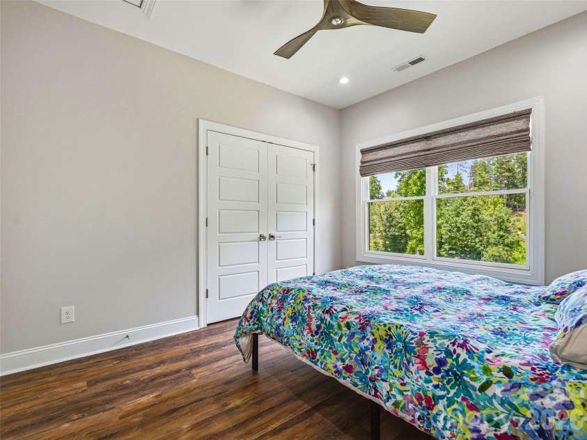 11 Timber Hill Drive, Leicester, NC 28748.  MLS# CAR4395563, YatesRealty ID 34902. Secondary main floor bedroom.