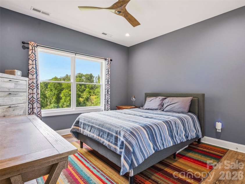 11 Timber Hill Drive, Leicester, NC 28748.  MLS# CAR4395563, YatesRealty ID 34902. Terrace level guest suite.