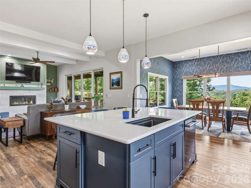 11 Timber Hill Drive, Leicester, NC 28748.  MLS# CAR4395563, YatesRealty ID 34902. There are  mountain views from every window!