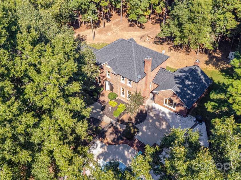 15655 Highway 601 Highway, Midland, NC 28107.  MLS# CAR4302018, YatesRealty ID 34905. Aerial Property View