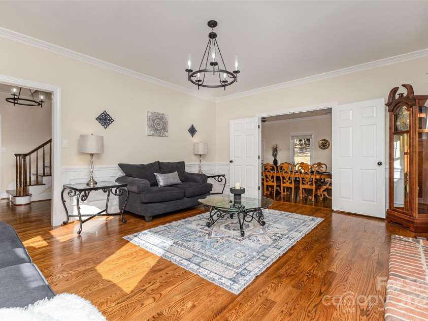 15655 Highway 601 Highway, Midland, NC 28107.  MLS# CAR4302018, YatesRealty ID 34905. Living Room with Fireplace