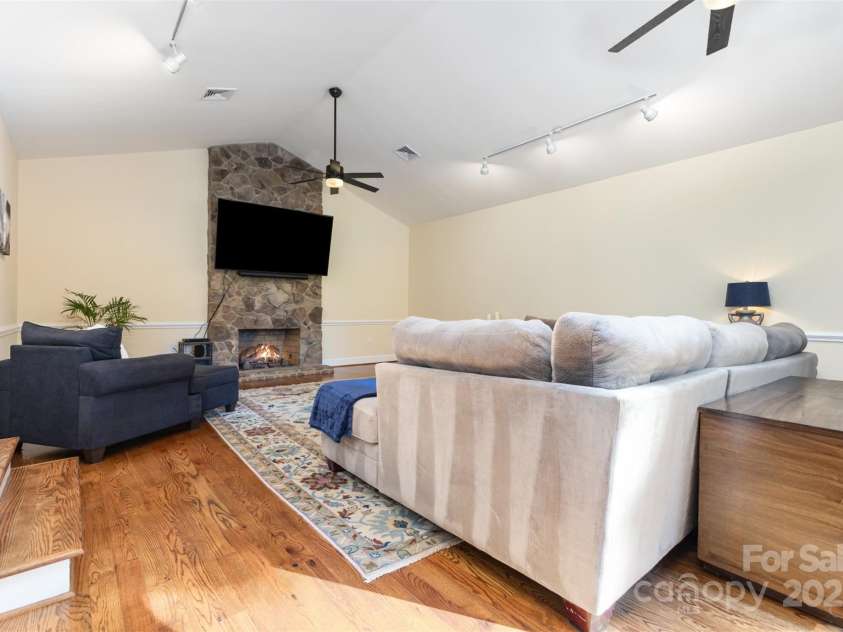 15655 Highway 601 Highway, Midland, NC 28107.  MLS# CAR4302018, YatesRealty ID 34905. Main Level Family Room with Fireplace