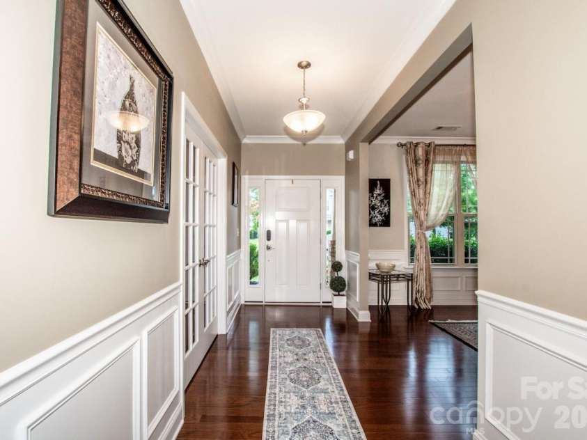 130 Eagles Landing Drive, Mooresville, NC 28117.  MLS# CAR4407110, YatesRealty ID 34907. Wainscoting at entry