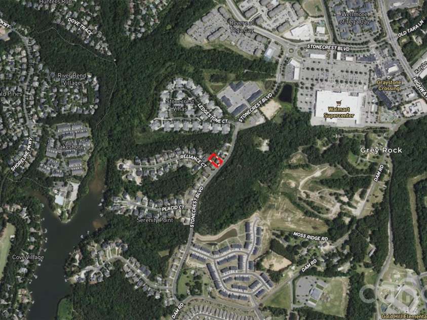 1238 Stonecrest Boulevard, Fort Mill, SC 29708.  MLS# CAR4394779, YatesRealty ID 34912. Location view