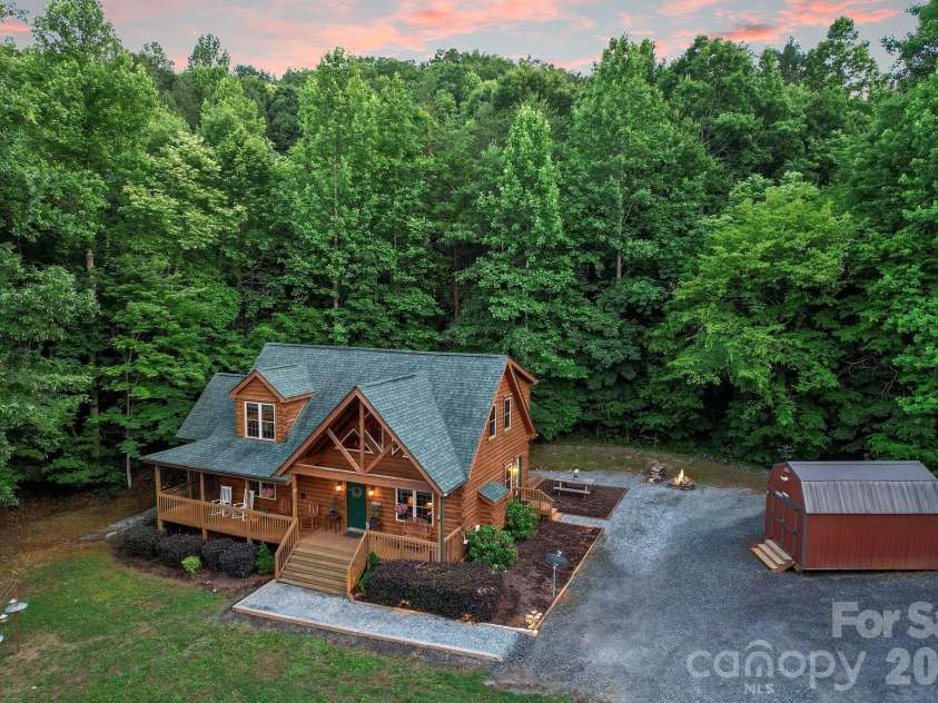 124 Small Creek Drive, Lake Lure, NC 28746.  MLS# CAR4396298, YatesRealty ID 34920. Beautiful Mountain Setting