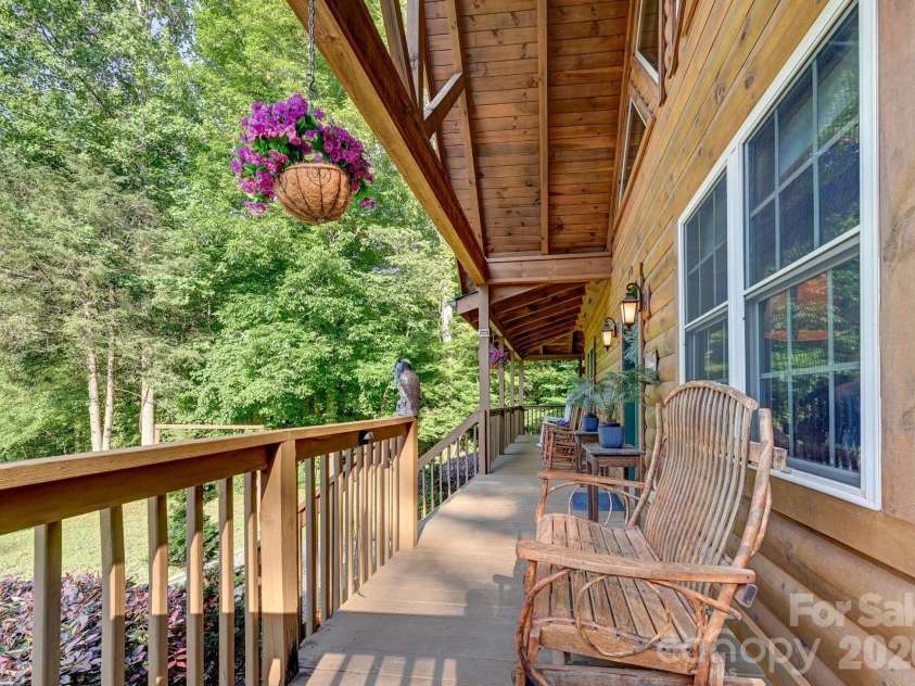 124 Small Creek Drive, Lake Lure, NC 28746.  MLS# CAR4396298, YatesRealty ID 34920. Enjoyable Front Porch