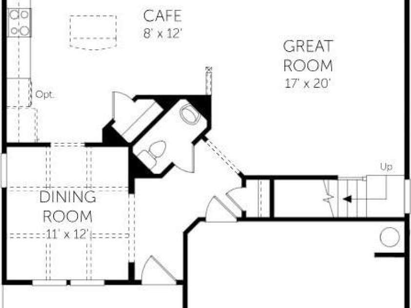 136 Ella Claire Drive, York, SC 29745.  MLS# CAR4187874, YatesRealty ID 3493. 1st Floor Layout