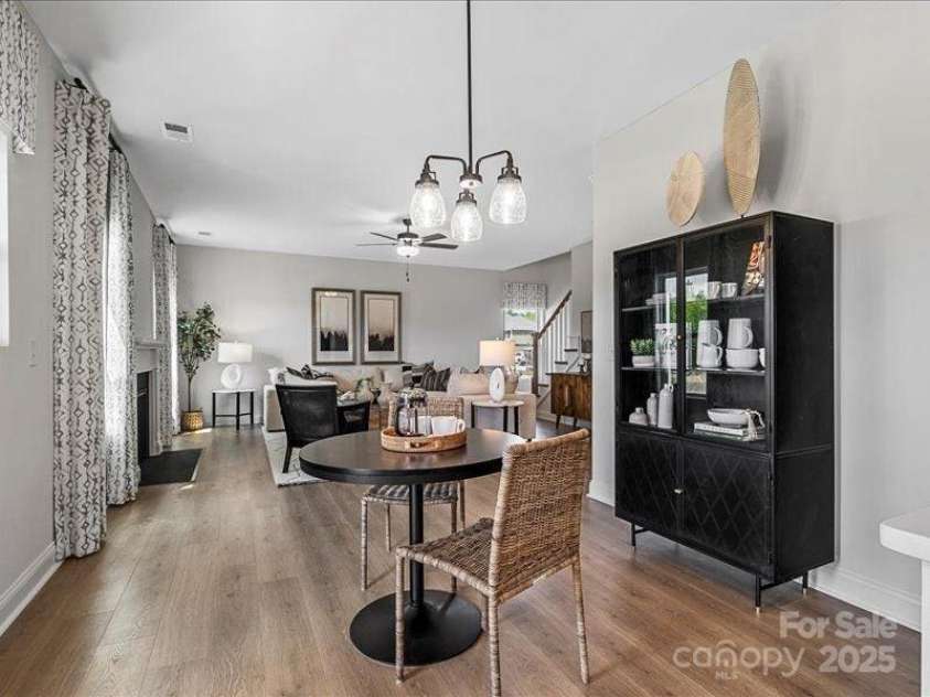 136 Ella Claire Drive, York, SC 29745.  MLS# CAR4187874, YatesRealty ID 3493. PHOTO REPRESENATION ONLY. Breakfast area of decorated model home.