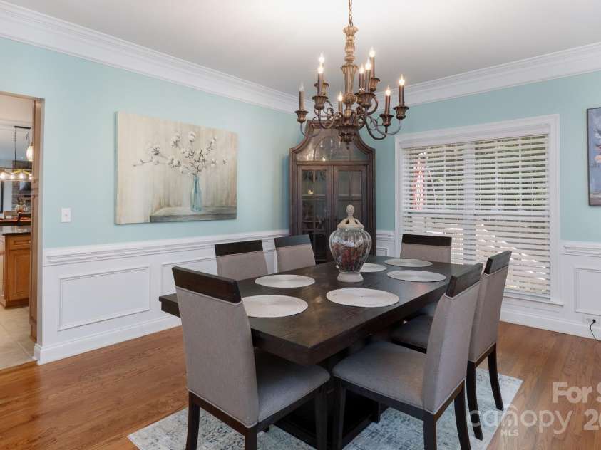 905 Patricians Lane, Monroe, NC 28110.  MLS# CAR4255344, YatesRealty ID 34938. Dining room, hardwood floors!