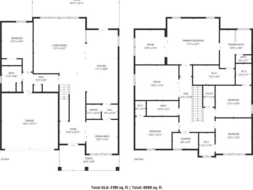 1249 Ettrick Avenue, Rock Hill, SC 29732.  MLS# CAR4378244, YatesRealty ID 34942. Floor Plan
