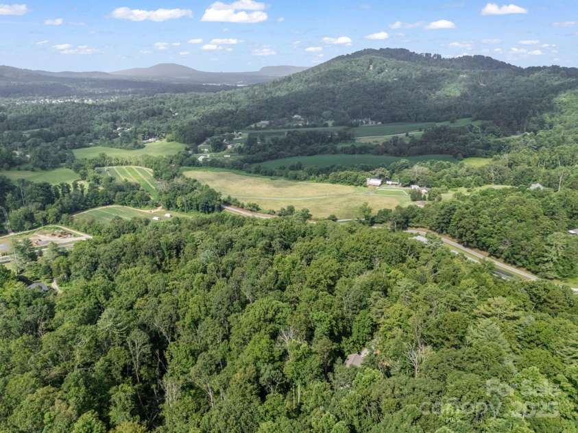 194 Bear Creek Drive, Fletcher, NC 28732.  MLS# CAR4287026, YatesRealty ID 34943. Drone shot - What a lovely valley view.