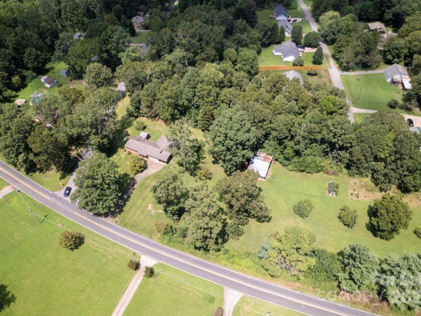 3110 Zion Church Road, Shelby, NC 28150.  MLS# CAR4291685, YatesRealty ID 34945. Overhead view of property