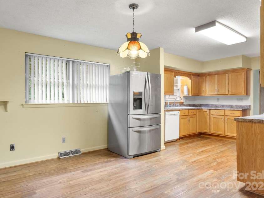 3110 Zion Church Road, Shelby, NC 28150.  MLS# CAR4291685, YatesRealty ID 34945. Spacious kitchen w/ dining area