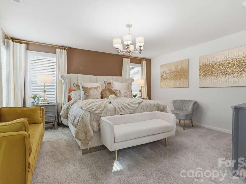 108 Northstone Road, Mooresville, NC 28115.  MLS# CAR4382217, YatesRealty ID 34959. Primary Bedroom