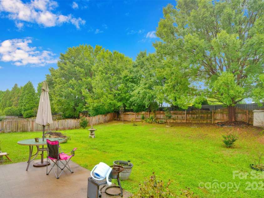 2014 Arbor Crest Court, Charlotte, NC 28262.  MLS# CAR4289262, YatesRealty ID 3496. Backyard