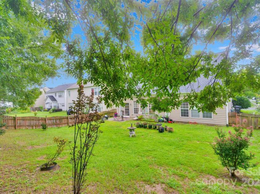 2014 Arbor Crest Court, Charlotte, NC 28262.  MLS# CAR4289262, YatesRealty ID 3496. Backyard