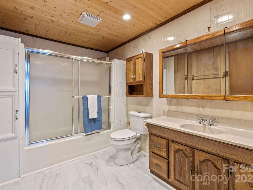 105 Corn Drive, Cedar Mountain, NC 28718.  MLS# CAR4289509, YatesRealty ID 3497.    Primary bath addition