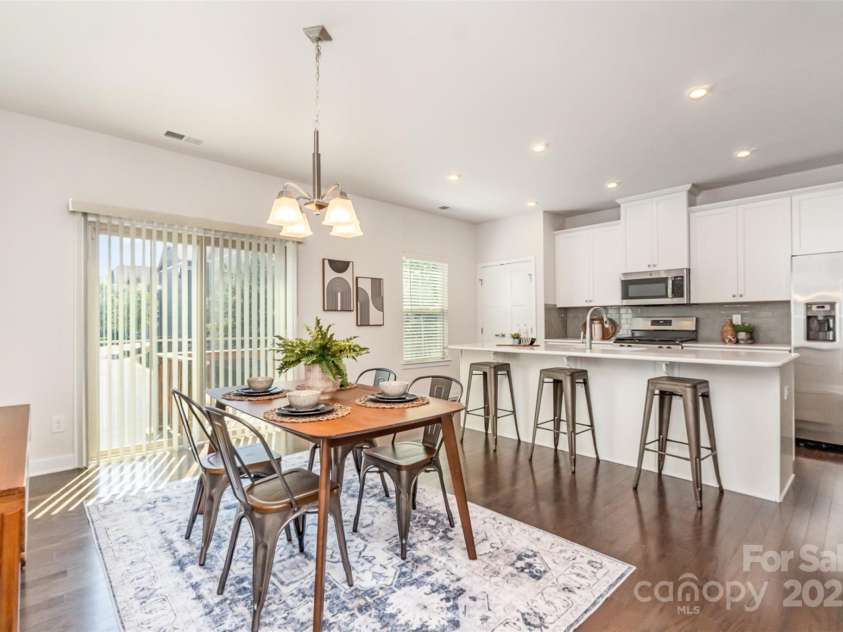 4436 Carteret Street, Charlotte, NC 28205.  MLS# CAR4275224, YatesRealty ID 34971. Deck is outside the glass doors