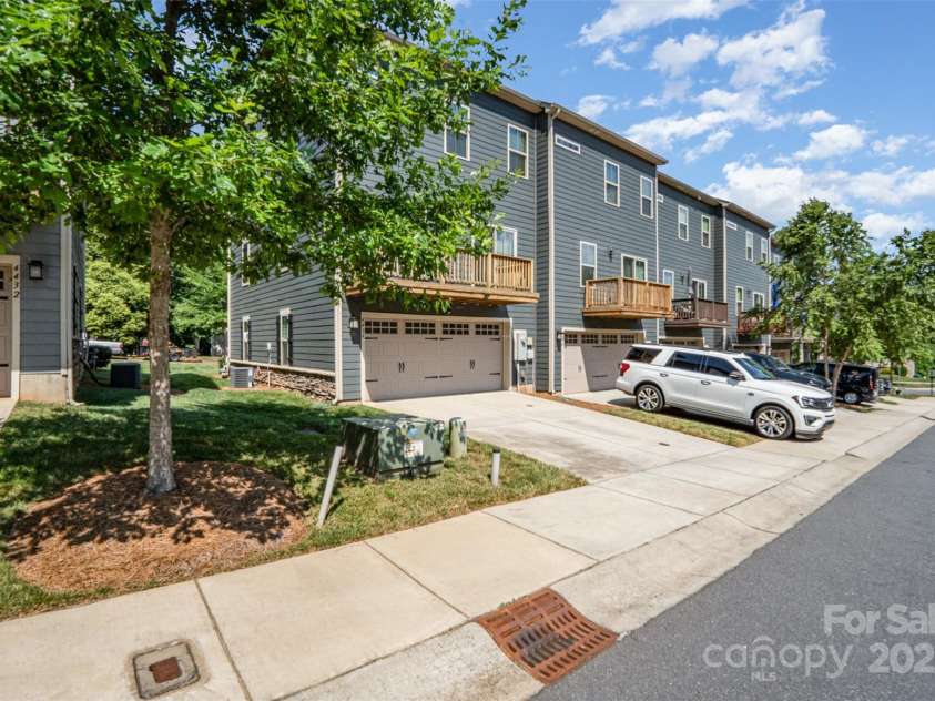 4436 Carteret Street, Charlotte, NC 28205.  MLS# CAR4275224, YatesRealty ID 34971. Two Car Attached Garage